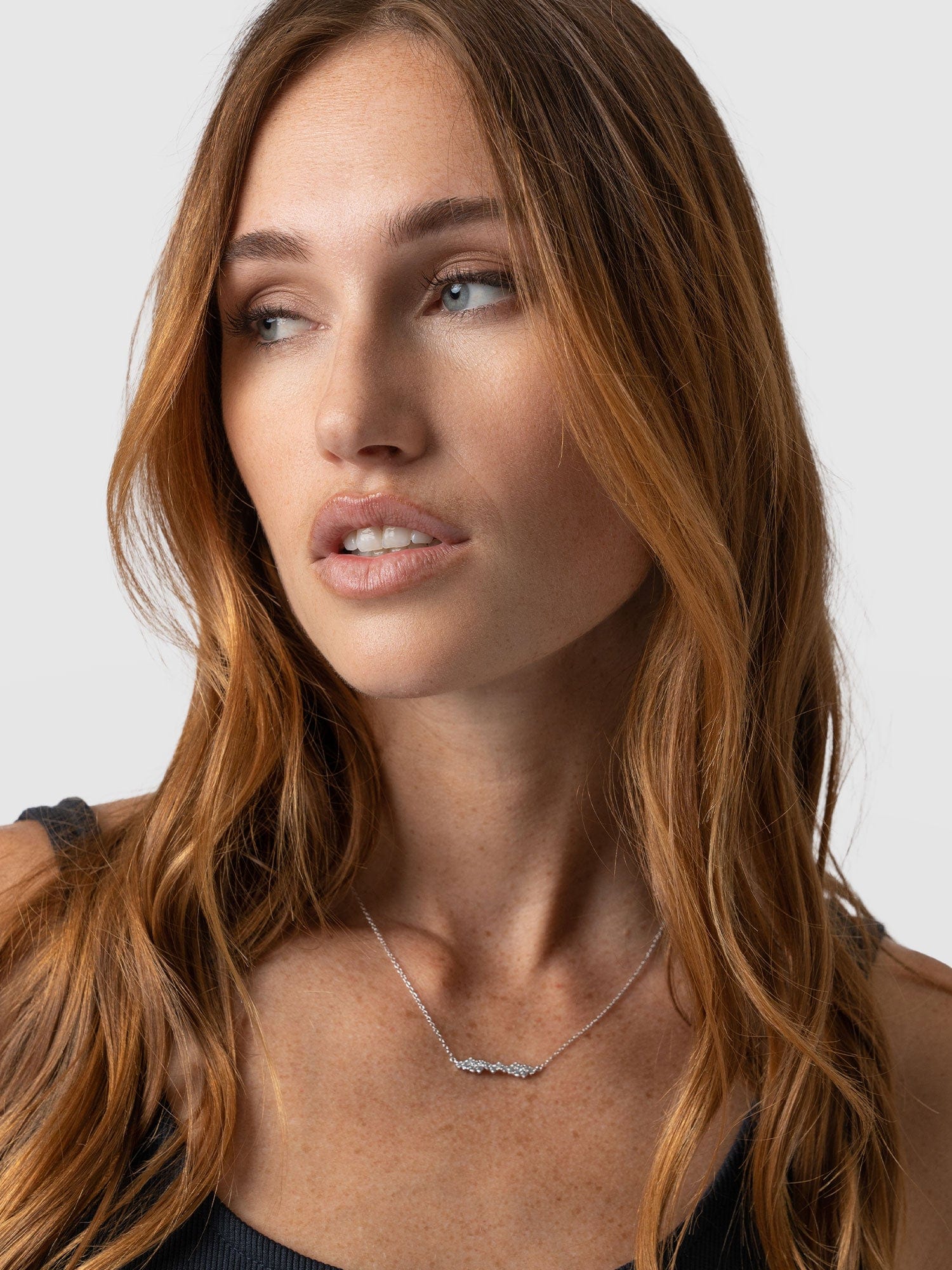 Constellation Cluster Bar Necklace Silver - Women's Jewellery | Saint + Sofia® USA